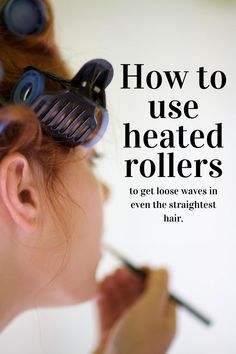 How to use heated rollers to create loose curls in straight hair

hair tutorial, hairstyles, rollers Heated Rollers How To Use, How To Use Heated Rollers, How To Use Heat Rollers, Heat Rollers Tutorial, Heated Rollers Hairstyles, Hairstyles Rollers, Heated Curlers, Heat Rollers, Heated Hair Rollers