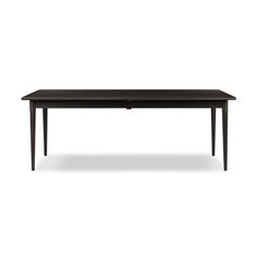 an image of a black table on a white background in the style of modern design