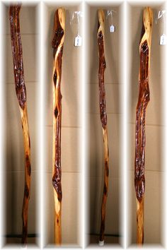 67.5 in. Long Walking Stick Diamond Willow Wood by ClimbingMonkeys Diamond Willow, Wizard Staff, Circus Sideshow, Willow Wood, Unique Woodworking, Hiking Sticks, Trekking Poles, Walking Stick, Walking Sticks