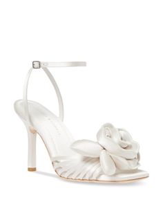 Loeffler Randall Women's Rey Square Toe Flower High Heel Sandals Loeffler Randall Shoes White, Loeffler Randall Wedding Shoes Blue, Gold Loeffler Randall, Loeffler Randall Starla Sandals, Shoes Closet, Justin Alexander, Loeffler Randall, Shoe Closet, Closet Design