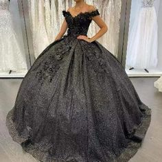 Ball Gown Off The Shoulder black Sweet 16 Sequin 3d Floral Quinceanera Dresses Lavender Prom Dress Long, Ball Gown Off Shoulder, Black Quinceanera, Blue Sequin Prom Dress, Gown Off Shoulder, Black Quinceanera Dresses, 2 Piece Prom Dress, Tulle Sleeves, Peinados Fáciles Para Cabello Corto