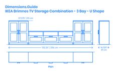 the dimensions guide for ikea brimnes tv storage combination