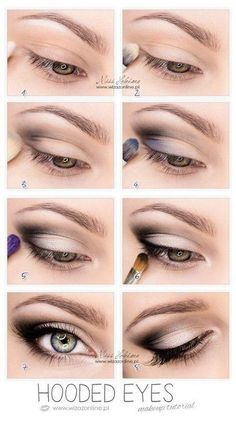 Mata Hooded, Teknik Makeup, Hooded Eye Makeup Tutorial, Hooded Eyelids, Alat Makeup, Eyeliner For Beginners, Easy Makeup Tutorial, Best Eyeshadow