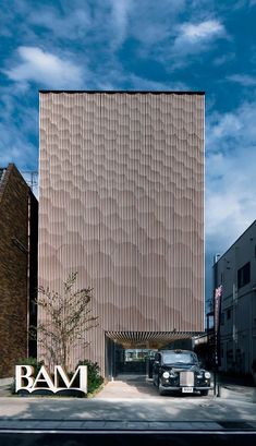 an image of a building that looks like it is made out of wood and brick