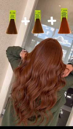 Deep Copper Hair Color Dark Auburn, Chestnut Hair With Highlights, Auburn Orange Hair, Brown Red Copper Hair, Before And After Red Hair, Different Brown Hair Colors Shades, Brown Ginger Hair Color, Pretty Fall Hair