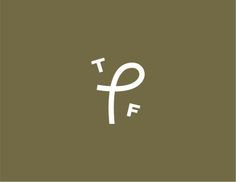 the letter f is shown in white on a brown background