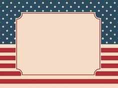 an american flag background with stars and stripes on the border, in red white and blue colors