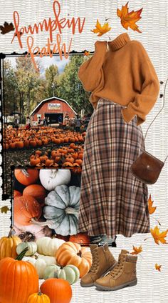 pumpkin patch Outfit | ShopLook Pumpkin Inspired Outfit, Pumpkin Vampire, Patch Outfit, 1920s Women, Pumpkin Outfit, Pumpkin Patch Outfit, Trendy Outfit Ideas, Preppy Fall, Pumpkin Picking