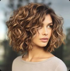 Curly Hair Dos, Everyday Curls, Short Hair Model, Natural Curly Hair Cuts, Medium Length Curly Hair, Bob Haircut Curly, Mother Of The Bride Hair, Curly Hair Photos, Wavy Bob