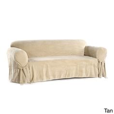 an image of a couch that is in the middle of a white background with words on it