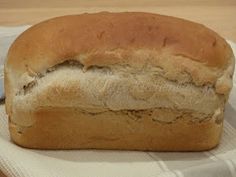 a loaf of bread sitting on top of a table