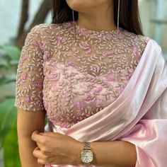 Net Saree Blouse Designs, Cocktail Blouse, Netted Blouse Designs, Best Blouse Designs, New Saree Blouse Designs, Latest Model Blouse Designs, Fashionable Saree Blouse Designs, New Blouse Designs, Wedding Blouse Designs