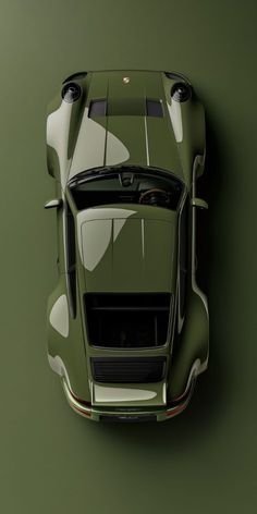 Green Porsche Wallpaper, Porsche Background, Olive Green Porsche, Porsche Green, Green Porsche, Olive Green Wallpaper, Porsche 959, Peaceful Music, Car App