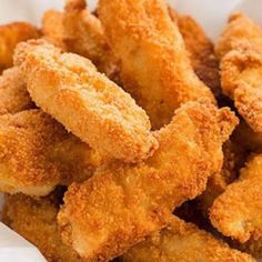 some fried food is sitting in a basket