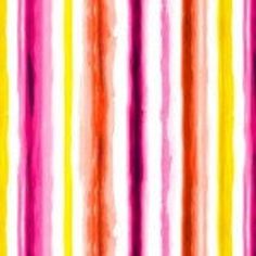 an orange, pink and yellow striped wallpaper with vertical lines in the center on white background