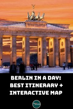 berlin in a day best itinerary + interactive map