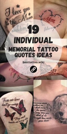 the top ten memorial tattoos for men and women