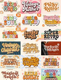 some type of font that is very colorful and fun to use in the design process