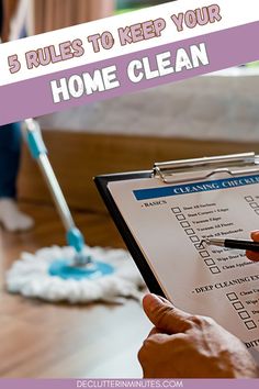 If cleaning isn’t your favorite, you’re in the right place! I’ll share my simple daily rules for a cleaner home, letting you keep your space tidy without extra effort. These home cleaning tips make cleaning almost automatic, so you can enjoy more free time. Home Cleaning Tips, Tidy Bedroom, Tidy Room, Easy Cleaning Hacks, Clean Bedroom, Cleaning Appliances, Home Cleaning, Cleaning Schedule, Neat And Tidy