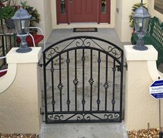 0 Ornamental Iron Gates, Tor Design, Wrought Iron Garden Gates, Metal Garden Gates, Cast Iron Decor, Iron Garden Gates, Entry Gate, Side Gates, Custom Gates