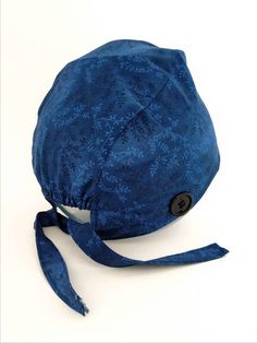 Scrub cap / Surgical cap with BUTTONS to secure a mask, with ties to create a comfortable secure fit. Great gift for Doctor, Dental, Hospital surgical medical assistant, Nurse Scrub Hat, Veterinarian clinic. We put buttons on all our caps to save your ears! You will love this feature! With helpful feedback, the buttons are now located right above the ear. One Size Fits Most Adult Women or Men. Fully adjustable with an elasticized back to accommodate most lengths of hair. Easy to put on and go, t Adjustable Blue Bonnet Cap, Adjustable Blue Bonnet, Veterinarian Clinic, Assistant Nurse, Nurse Scrub Hat, Do Rag, Gift For Doctor, Dental Hospital, Doo Rag