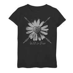 She'll love the look of this Girls 7-16 Free Flower Floral Arrows Text Graphic Tee. Crewneck Short sleevesFABRIC & CARE Cotton Machine wash - Delicate Imported She'll love the look of this Girls 7-16 Free Flower Floral Arrows Text Graphic Tee. Licensed Character She'll love the look of this Girls 7-16 Free Flower Floral Arrows Text Graphic Tee. Size: Small. Color: Black. Gender: female. Age Group: kids. Text Graphic, Girls Tees, Fabric Care, Graphic Tee, Girl Outfits, Graphic Tees, Tops & Tees, Top Outfits, Mens Graphic Tshirt