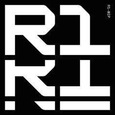 the logo for r l d is shown in white on a black background, with an arrow