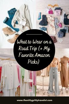 what to wear on a road trip + my favorite amazon picks from the thrift store