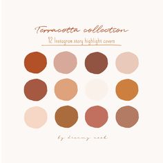 the terracotta collection is shown in different colors