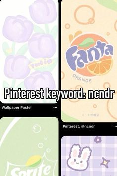 four different pictures with the words pinterest keyword nendr