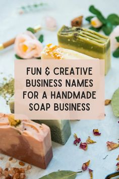 From natural to luxury, find the perfect name for your soap business with our comprehensive list of suggestions. Soap Names Ideas, Soap Business Names Ideas, Soap Brand Name Ideas, Soap Labels Ideas, Soap Logo Ideas, Soap Logo Design, Homestead Logo, Homemade Business, Tallow Soap