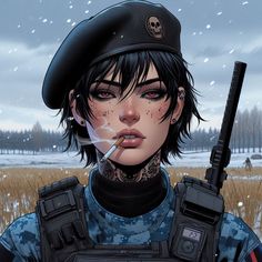 Call Of Duty Girl, Female Commander, Shadowrun Characters, Cortana Halo, Tomboy Art, Apocalypse Aesthetic, Romance Art, Fantasy Concept Art