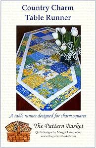 the pattern basket country charm table runner