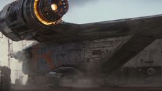 a sci - fi spaceship is shown in this scene from star wars the force awake