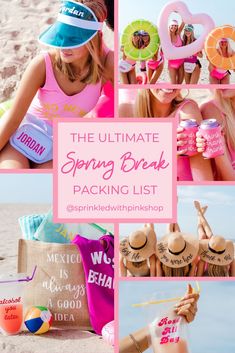 the ultimate spring break packing list