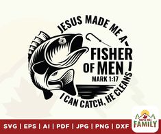 jesus made me a fisher of men svg file