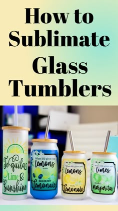 how to sublimate glass tumblers with the text, how to sublimate glass tumblers