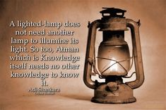 an old fashioned lamp with a quote on the front and back side that says, a light - lamp does not need another lamp to illumine its light so too