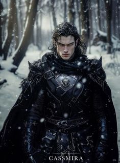 the poster for game of thrones, which features a man dressed in armor and standing in