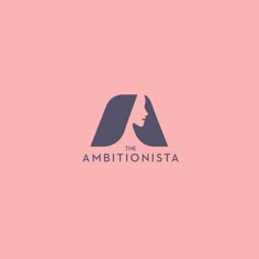 the ambitionistaa logo on a pink background