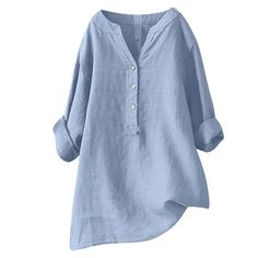 Women's V-Neck Long Sleeve Loose Button Cotton And Linen Tunic Shirts Summer Shirts Blouse Features: Features:Casual,Long Sleeve Blouse,V-Neck, Solid tops,Women Tops. Material:60%Cotton,40%Linen,Made from high quality fabric, lightweight soft and comfortable. Style:This long Sleeve Tops Very Comfortablecan be Great under jackets or alone, worn with heels, or flats,just the way you like Occasion: Dating,Casual,Party,Beach, For work,At home Vacationand more. Suit for all season. PLEASE NOTE: Hand Affordable Cotton Tunic Tops, Cheap Casual Tops With Comfortable Fit, Cheap Relaxed Fit Summer Blouse, Cheap Women's Shirt With Pockets, Plus Size Shirts For Women Lightinthebox, Cheap Relaxed Fit Tops With Rolled Sleeves, Cheap Cotton Tops With Rolled Sleeves, Cheap Cotton Tops For The Weekend, Cheap Women's Relaxed Fit Shirt