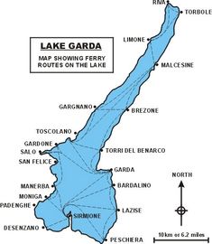 the lake garda location map