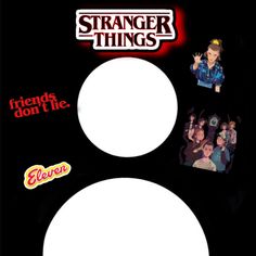 the dvd cover for strange things, which features an image of two people with their hands up