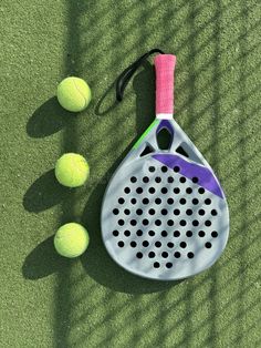 Paddle tennis racket and balls on court . High quality photo stock photos Tennis Photography, Photo Stock Images, Quality Photo, Photo Stock, Tennis Racket