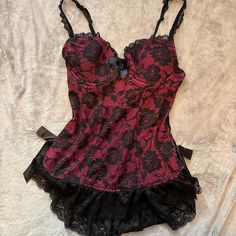 Hot Pink and Black Lace Babydoll Top with Black Ribbon and Bow Detailing
This eye-catching top is perfect for anyone into goth, grunge, or alt fashion. Ideal for Halloween or everyday statement looks.

Tagged VS for exposure 

Super cute and perfect for spooky season!
#Halloween #Depop Black Lace Corset, Goth Corset, Hot Pink And Black, Corset Style Tops, Dark Coquette, Gothic Grunge, Lace Babydoll, Lace Corset, Alt Fashion