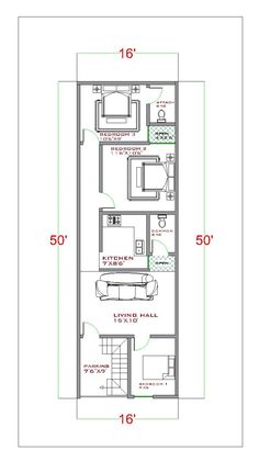 the floor plan for a two story house