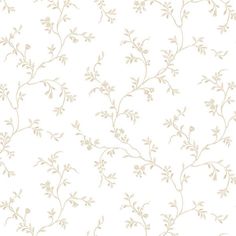 a white wallpaper with small flowers on it