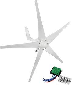 a white ceiling fan with four wires connected to it