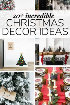 christmas decor ideas for the living room and dining room