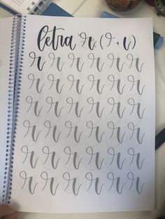 a notebook with some writing on it